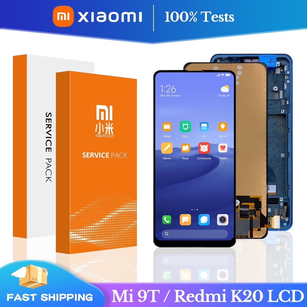 อะไหล่หน้าจอสัมผัส-lcd-100-สําหรับ-redmi-k20-pro-xiaomi9t-mi9t-pro-redmi-k20