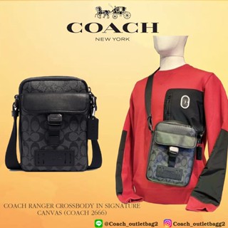 Coach RANGER CROSSBODY IN SIGNATURE CANVAS (COACH 2666)