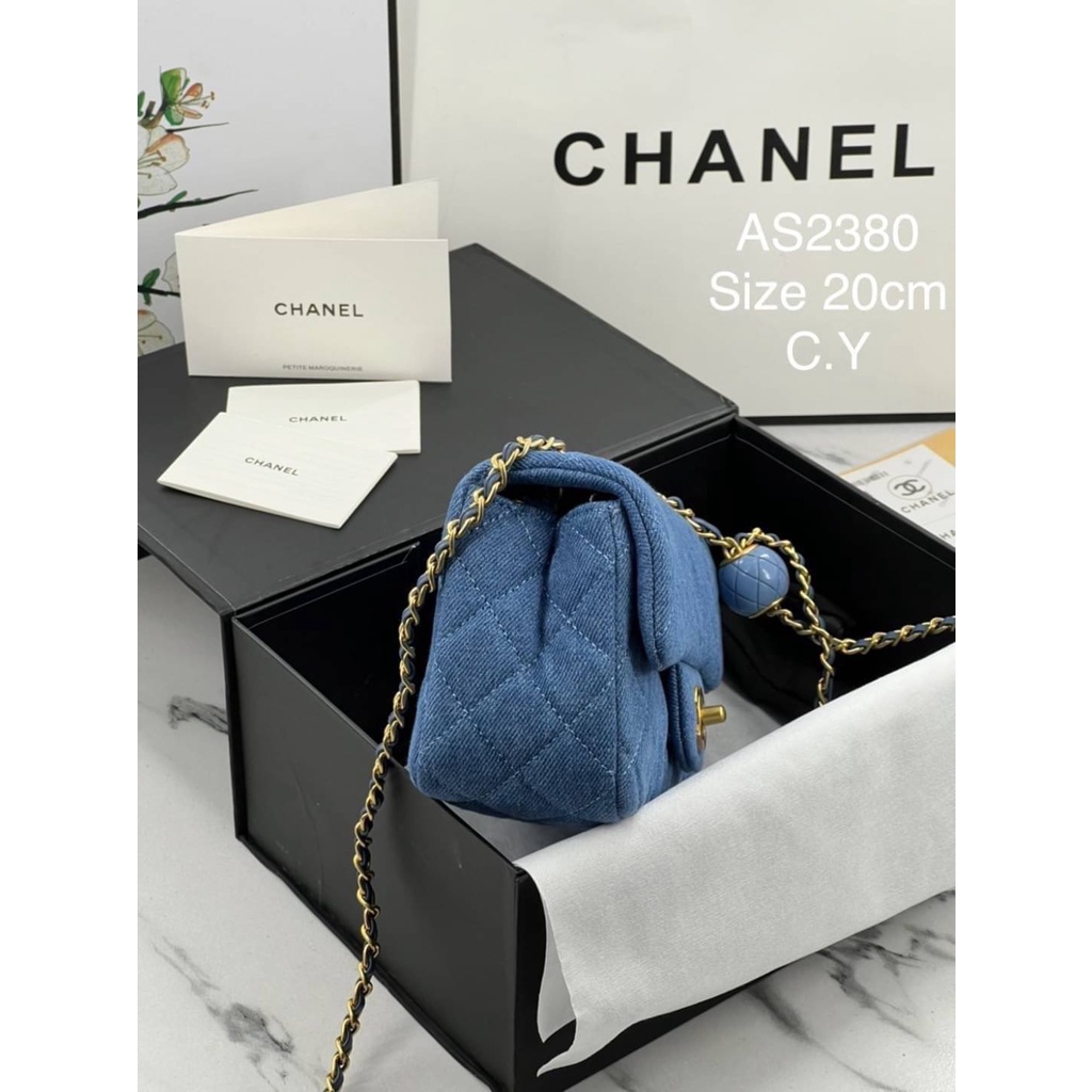 พร้อมส่งทันที-กระเป๋าชาแนลใบเล็กน่ารักมากchanel-ขนาด8นิ้ว