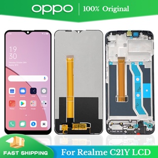 6.5&amp;#39;&amp;#39อะไหล่หน้าจอสัมผัส LCD แบบเปลี่ยน สําหรับ OPPO Realme C21Y RMX3261