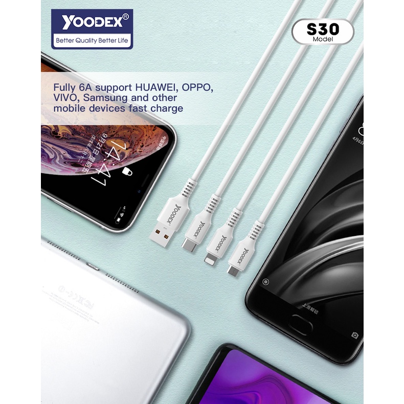 yoodex-s30model-รองรับ-6a-อย่างเต็มที่-huawel-oppo-vivo-samsung-และอุปกรณ์มือถืออื่น-ๆ-ชาร์จเร็ว