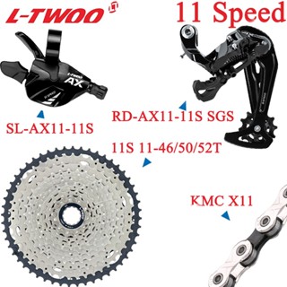 Ltwoo ตีนผีหลัง +AX11 ความเร็ว +11-46T 50T 52Tเฟืองหลังจักรยา +KMC X11 11S 118 1x11อุปกรณ์เสริม สําหรับจักรยานเสือภูเขา