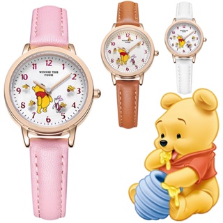 ดิสนีย์ นาฬิกาข้อมือ นาฬิกาเด็ก นาฬิกากันน้ำ นาฬิกาผู้หญิง Disney Winnie the Pooh Watch นาฬิกา
