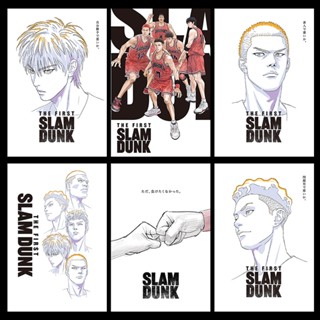 โปสเตอร์ฟิล์มสติกเกอร์ติดผนัง HD ลายการ์ตูนอนิเมะ Slam Dunk Theatrical Version Sakuragi Flower Road Kaede Rukawa สําหรับห้องนอน หอพัก