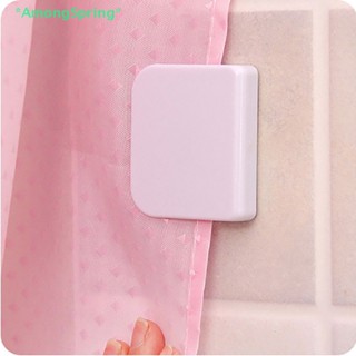 AmongSpring&gt; 2Pcs Shower Curtain Clips Anti Splash Spill Drop Water High-quality Toilet Guard new