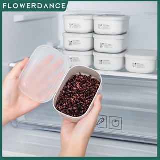100กรัม/กล่องภาชนะที่เก็บรักษาอาหารตู้แช่แข็งกล่องเก็บอาหารตู้เย็นข้าวอาหารเก็บรักษาผลไม้ให้สดกล่องไมโครเวฟ Flowerdance