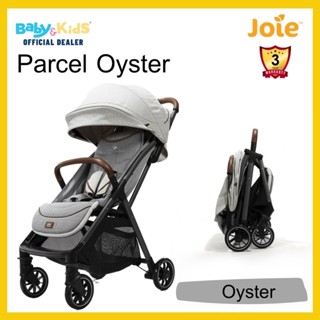 🎈พับเล็กพับอัตโนมัติ8.10kgs🎈Joie Parcel รถเข็นเด็ก รถเข็นเด็กพับอัตโนมัติ พับเล็ก สีOyster รับประกันศูนย์ไทย 3 ปี