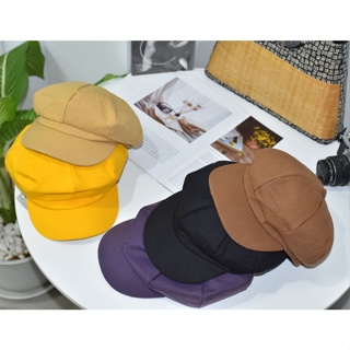 หมวกฟักทอง หมวกแฟชั่นน่ารักๆ พร้อมส่งจากไทย [D119]
