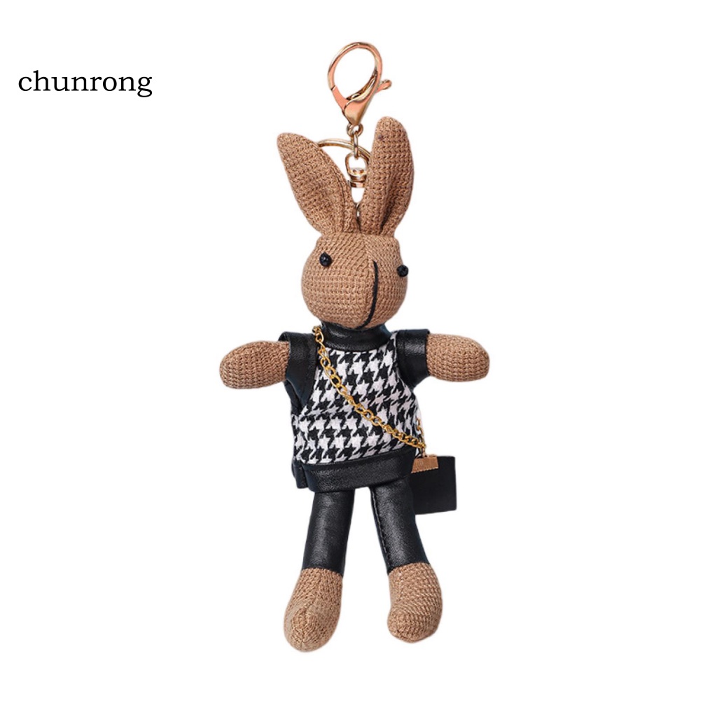 chunrong-พวงกุญแจ-จี้ตุ๊กตากระต่ายน่ารัก-สําหรับแขวนกระเป๋า