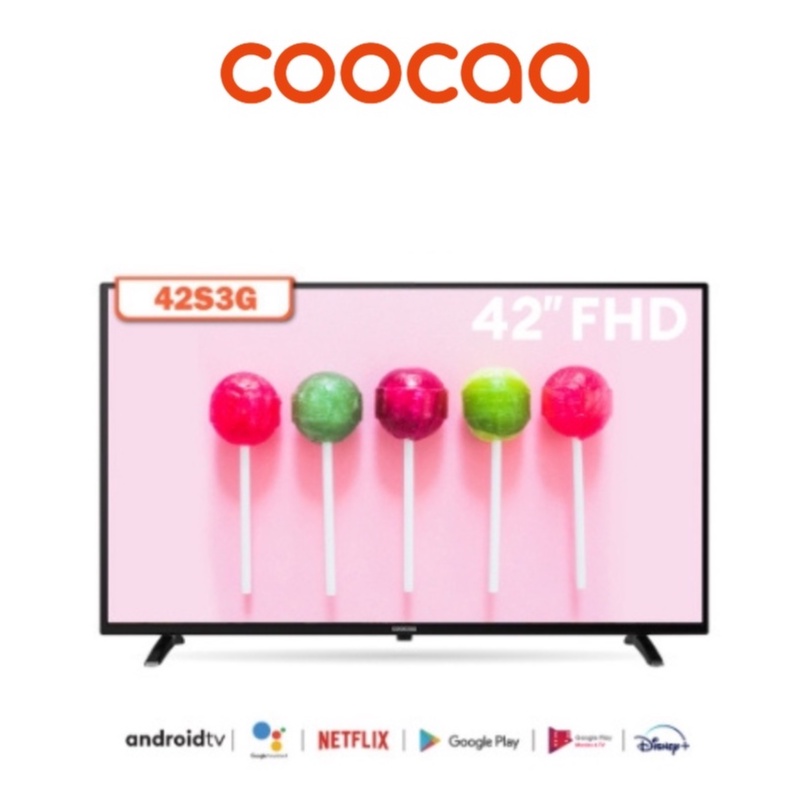 ภาพหน้าปกสินค้าTV COOCAA 42 นิ้ว Android TV รุ่น 42S3G ประกันศูนย์1ปี