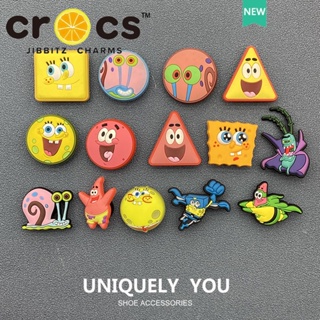 ภาพหน้าปกสินค้าjibbitz crocs ของแทั SpongeBob SquarePants Series รองเท้า ดอกไม้ การ์ตูน รู รองเท้า อุปกรณ์เสริม jibbitz ปุ่ม ที่เกี่ยวข้อง