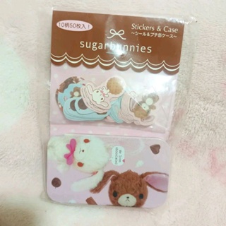 กล่อง​เหล็ก​พร้อม​ สติ๊กเกอร์​ sugar​bunnies​