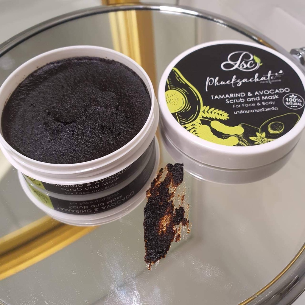 scrub-amp-mask-มาส์กมะขามอโวคาโด-by-psc-สมุนไพรพฤกษชาติ-ขนาด-80-กรัม-เป็นทั้งสครับและมาส์ก-2-in-1