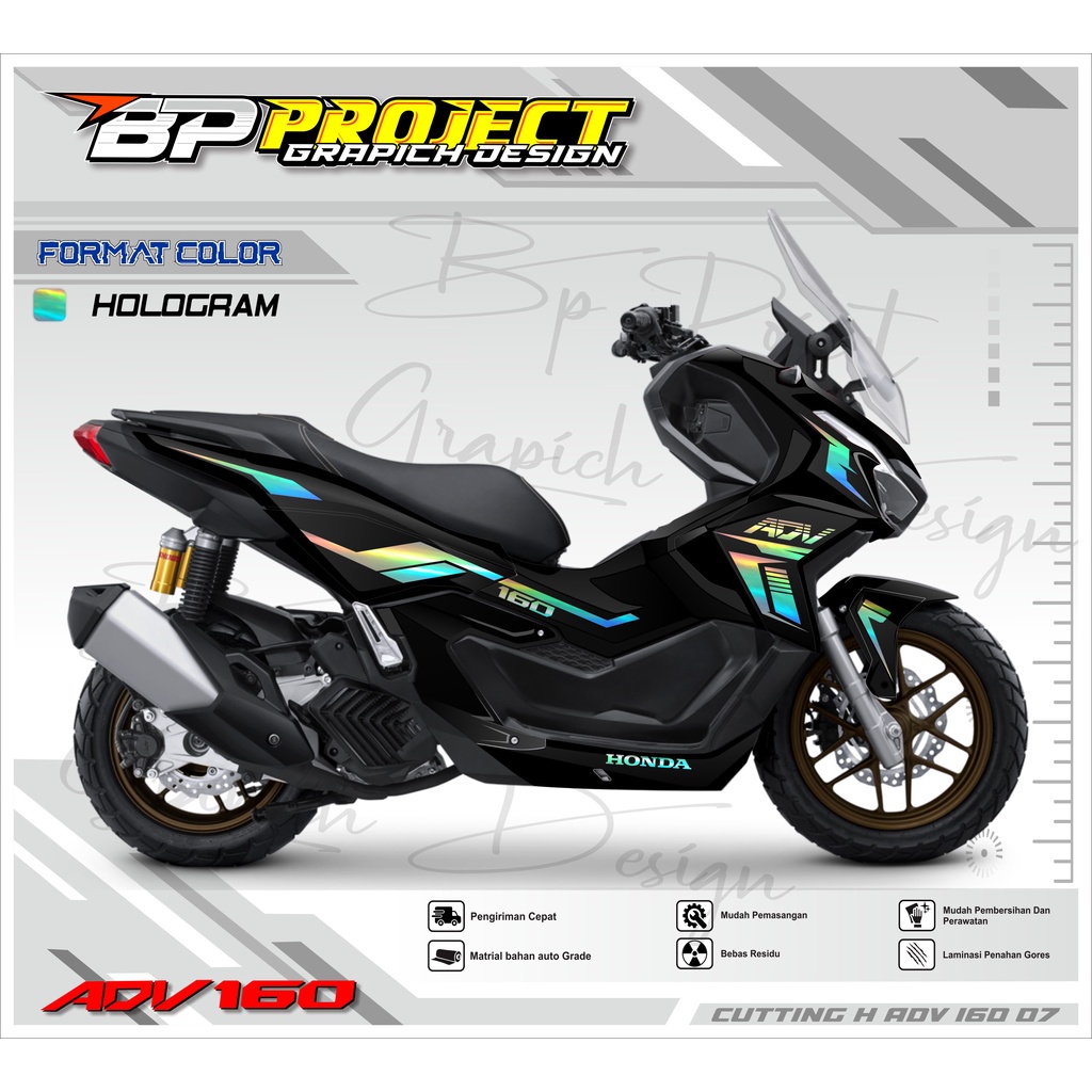 adv-160-cutting-adv-160-สติกเกอร์ตัด-adv-160-sticker-cutting-adv-160-list-variations-of-honda-motorcycle-body-adv-160-bp-07