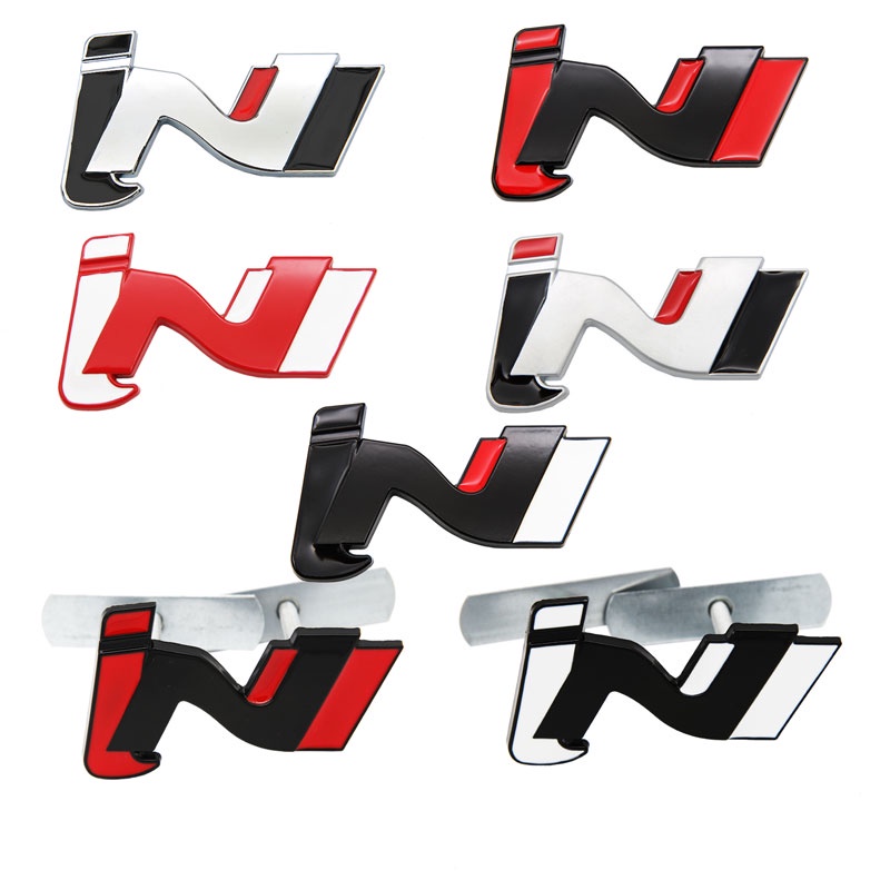 โลหะรถสติกเกอร์ IN N Line Nline Decal ด้านหน้า Grille Emblem สําหรับ ...