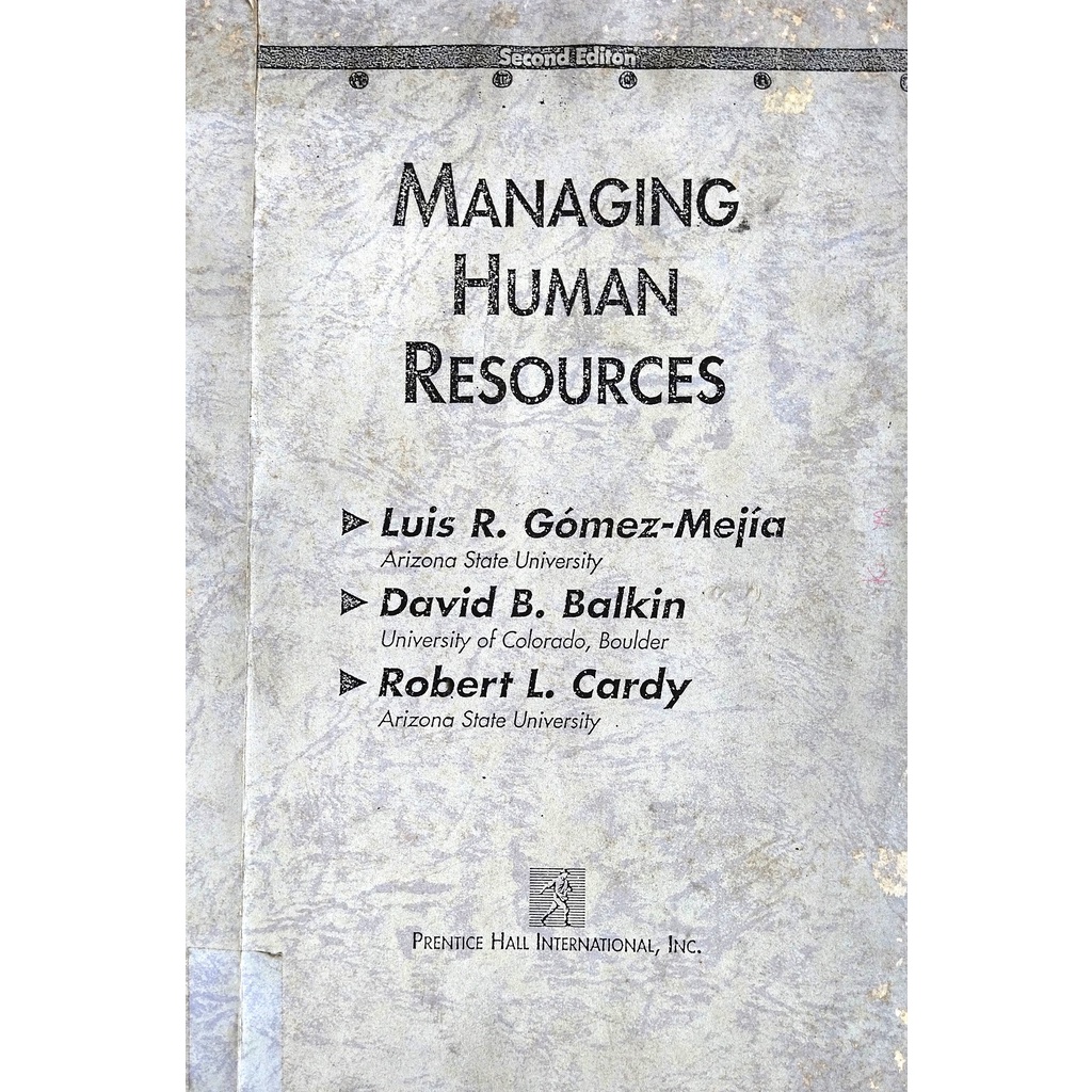 book-managing-human-resource-luis-r-gomez-mejia-ถ่ายเอกสารจาก-textbook