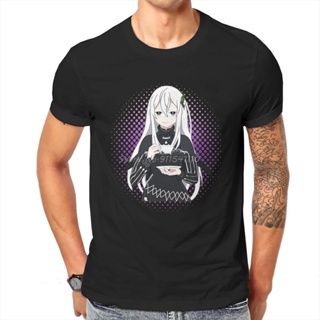 Cotton T-Shirt Re:Zero Starting Life In Another World Echidna Anime Manga  Classic  s  Plus Size  o-neck Tees