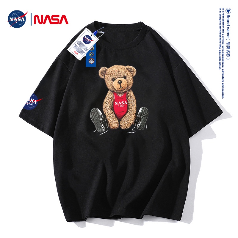 เสื้อยืด-เสื้อยืดแขนสั้น-ผ้าฝ้าย-ทรงหลวม-ลายนักบินอวกาศ-nasa-giss-แฟชั่นฤดูร้อน-สําหรับผู้ชาย-และผู้หญิง-59