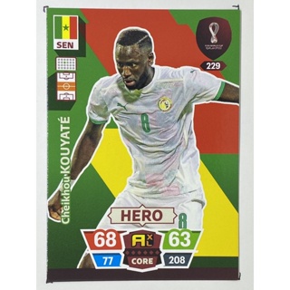การ์ดนักฟุตบอล Kouyate Ciss Diallo ฟุตบอลโลก Worldcup 2022 การ์ดสะสม Senegal การ์ดนักเตะ เซเนกัล