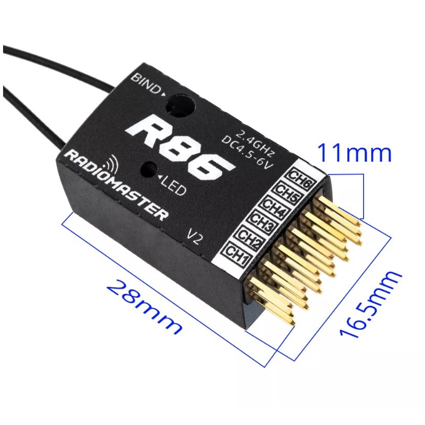 Receiver For radio master R86