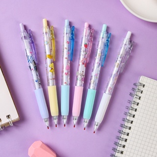 1 ชิ้น Sanrio อะนิเมะ เครื่องเขียน Kawaii ปากกาการ์ตูนน่ารัก 0.5 มม. สีดํา เจล ปากกา อุปกรณ์การเขียน โรงเรียน