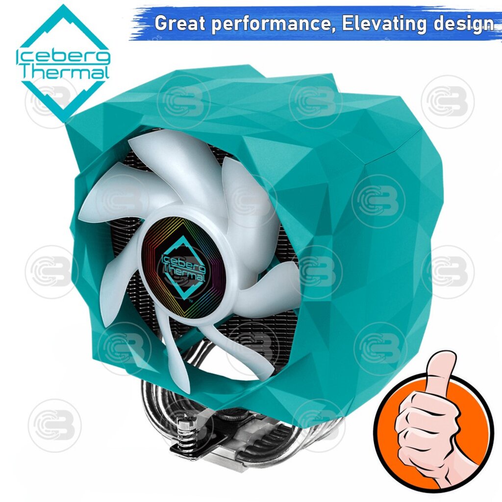 coolblasterthai-iceberg-thermal-icesleet-x6-multi-compatible-tower-cpu-cooler-with-a-rgb-ประกัน-2-ปี