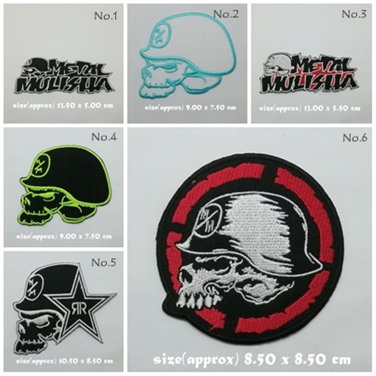 metal-mulisha-ตัวรีดติดเสื้อ-แจ๊คเก็ต-อาร์ม-ยีนส์-หัวกะโหลก-hipster-embroidered-iron-on-patch-diy