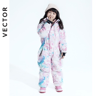 ภาพขนาดย่อของสินค้าVECTOR new boys' and girls' ski suits warm breathable one-piece snow suits for boys and girls EEMZ