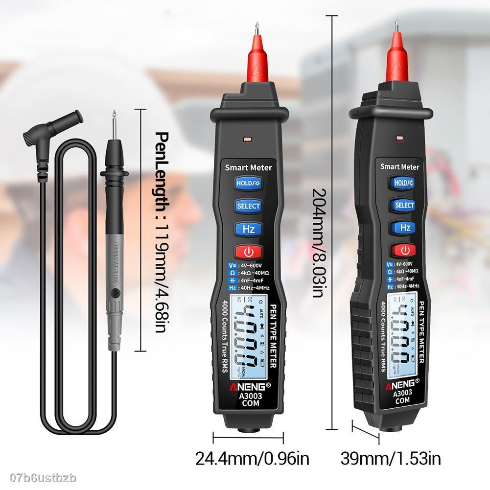 aneng-a3003-ปากกามัลติมิเตอร์ดิจิตอล-4000-counts-พร้อมตัวต้านทานแรงดันไฟฟ้า-ac-dc