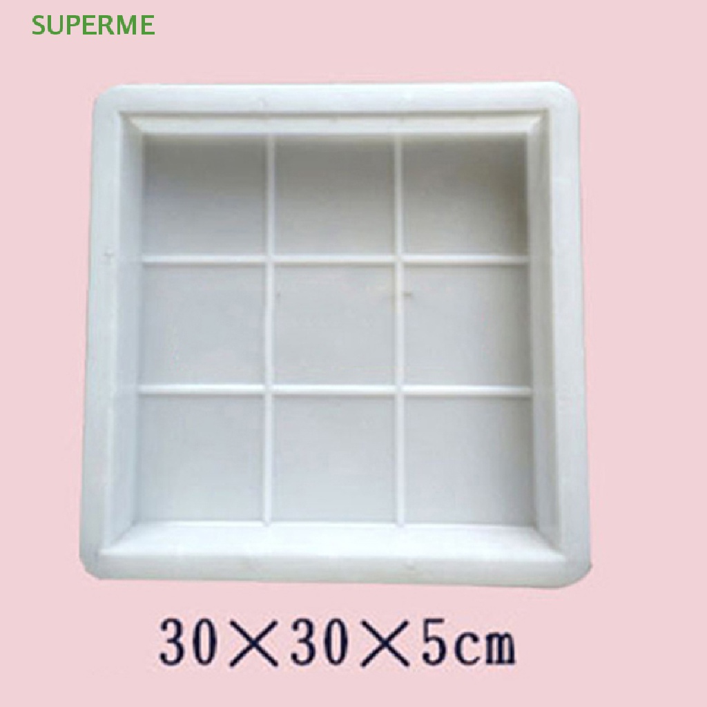 superme-ขายดี-แม่พิมพ์หินคอนกรีต-ทรงสี่เหลี่ยม-diy-สําหรับทําคอนกรีต-ทางเดิน-สวน-ลานบ้าน