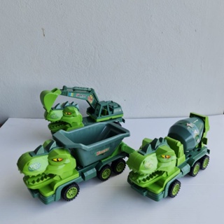 รถของเล่นไดโนเสาร์ รถของเล่น ของเล่นรถก่อสร้าง ของเล่นรถแมคโคร ของเล่นรถปูน ของเล่นรถดัมพ์