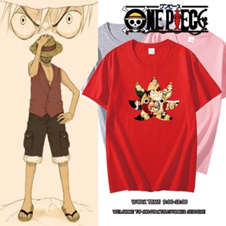 เสื้อยืดcotton One Piece Tony Tony Chopper เสื้อสาวอวบ เสื้อยืดผู้ชาย วินเทจ เสื้อยืดชาย เสื้อคู่วินเทจ_16