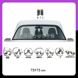 BTS Cartoon Stickers (ไซต์ใหญ่)