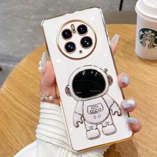 เคสโทรศัพท์มือถือ ชุบไฟฟ้า ลายนักบินอวกาศ สําหรับ HUAWEI mate50 Pro mate40 Pro mate30 Pro