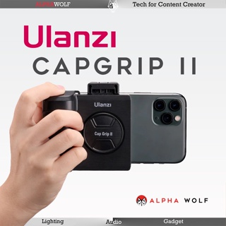 Ulanzi Capgrip II Bluetooth Smartphone Selfie ที่จับมือถือ พร้อมปุ่มกดชัตเตอร์ ถ่าย Vlog ถ่ายเซลฟี่ รับประกัน 6 เดือน