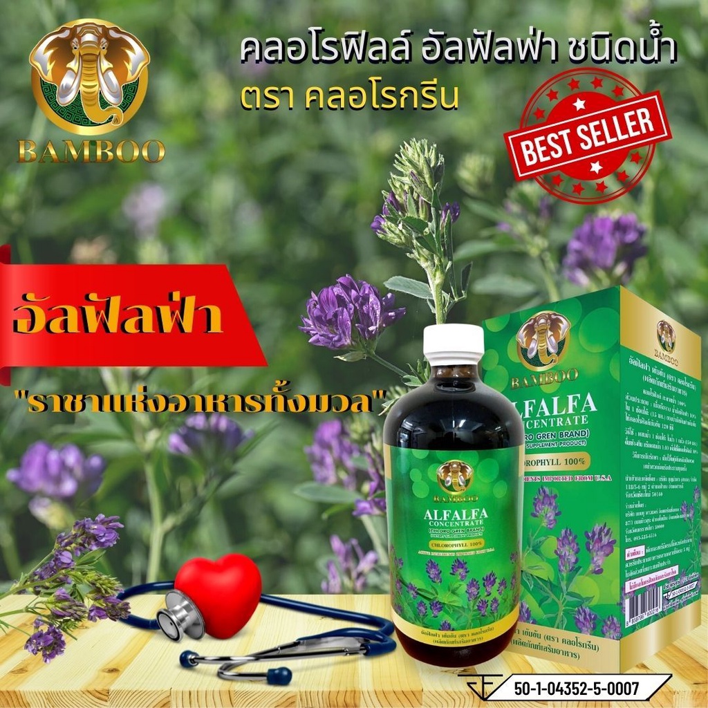 ส่งด่วน-bamboo-chlorophyll-คลอโรกรีน-คลอโรฟิลล์-อัลฟัลฟา-ชนิดน้ำ-ของแท้100