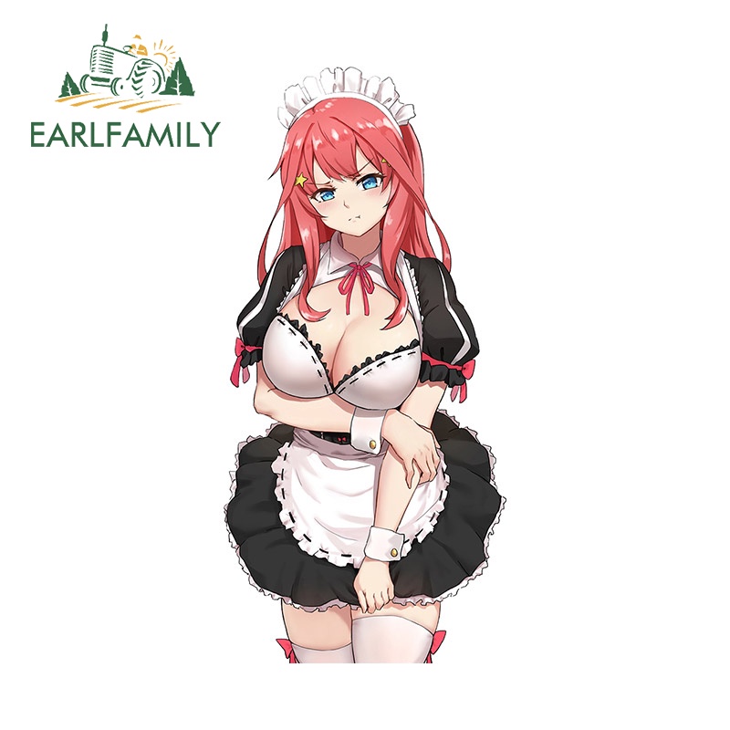 earlfamily-สติกเกอร์-the-quintessential-quintuplets-13-ซม-x-6-2-ซม-สําหรับติดตกแต่งหน้าต่างรถยนต์