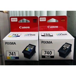 CANON PG-740+741BK+CO 3สี+ดำ แท้ศูนย์ของใหม่คุณภาพ100%for  MG4270/MX517/MG3170/MG4170/MX437/MX377 เพิ่มประสิทธิภาพง