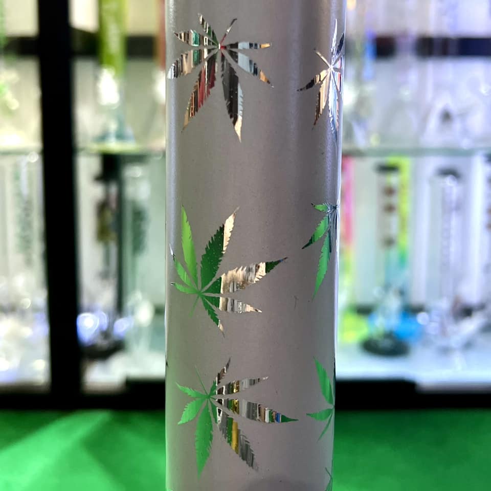พร้อมส่งในไทย-xl-metallic-gold-bowl-weed-leaf-bong-18-8