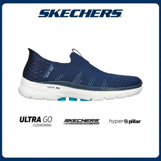 สินค้า Skechers สเก็ตเชอร์ส รองเท้า ผู้หญิง Slip-Ins GOwalk 6 Gowalk Shoes 124566-NVMT