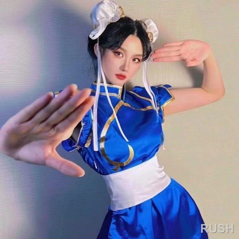 chunli-cos-เสื้อผ้า-street-fighter-ครบชุด-cheongsam-คอสเพลย์ส่งหมวกฮาโลวีนเสื้อผ้าครอบงำ