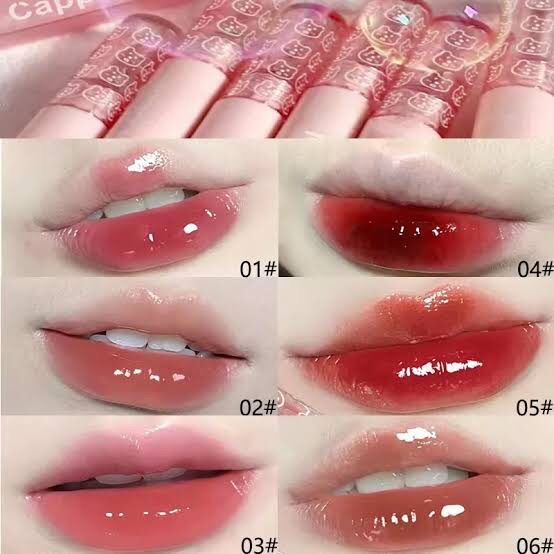 cappuvini-lip-gloss-ลิปกลอสหมีcp74037-ลิปกลอส-ลายหมีน่ารัก-สีสวย-ติดทน-กันน้ำ-สุดฮิต