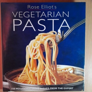 หนังสือสอนทำอาหารVEGETARIAN PASTA Rose Elliots