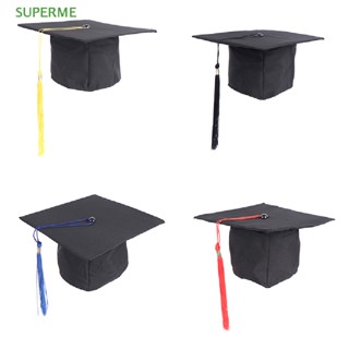 Superme ใหม่ หมวกรับปริญญา ประดับพู่ คุณภาพสูง สําหรับผู้ใหญ่