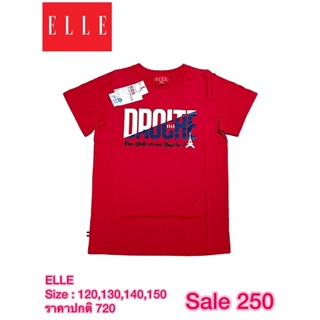 เสื้อยืด Elle S120,130,140,150 สอบถามสีกับไซร้ทางแชทก่อนสั่ง