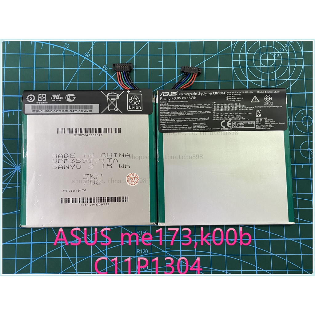 แบตเตอรี่ Asus ME173 C11P1304 แบตเตอรี่เกรดแท้ ASUS MEMO PAD HD 7 ...