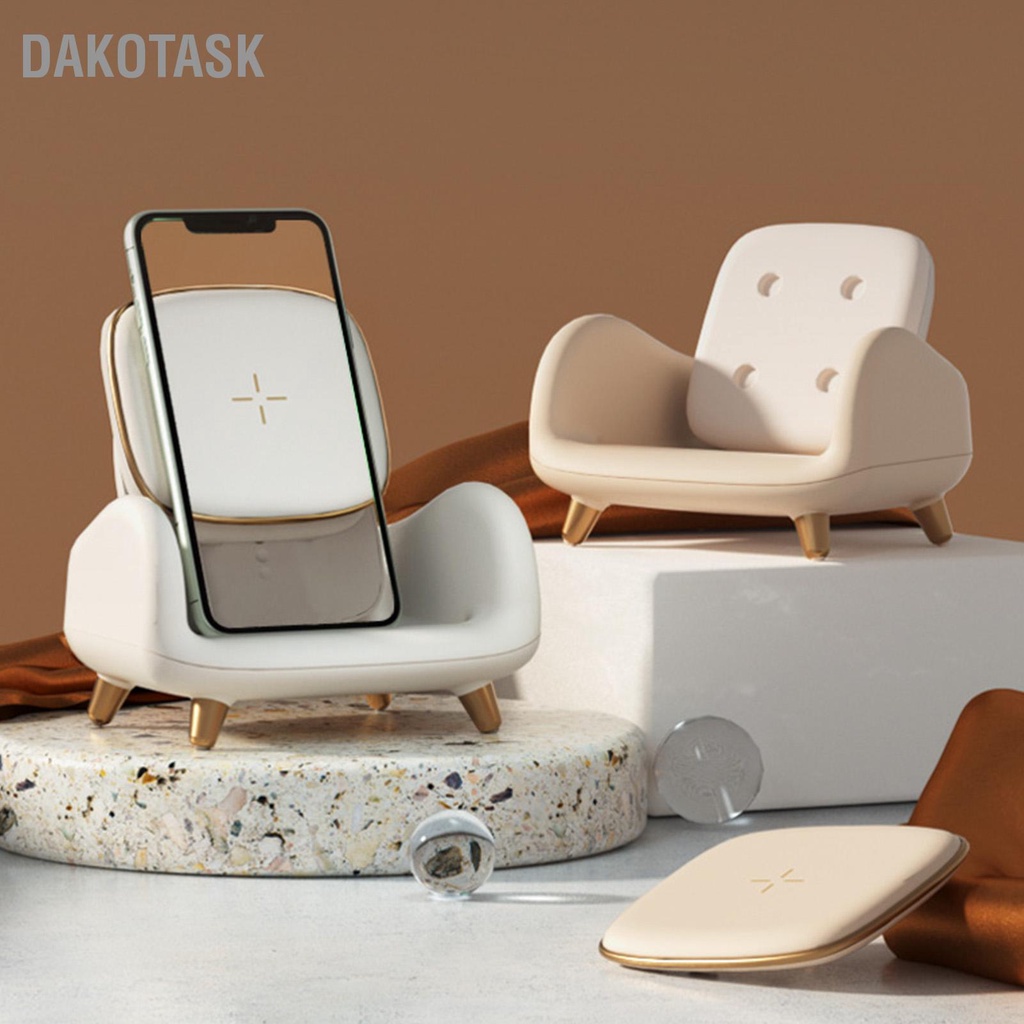 dakotask-แท่นชาร์จโทรศัพท์ไร้สาย-ที่ชาร์จโทรศัพท์ไร้สาย-15w-ชาร์จเร็ว-ขาตั้งโทรศัพท์มือถือ-เครื่องชาร์จไร้สาย