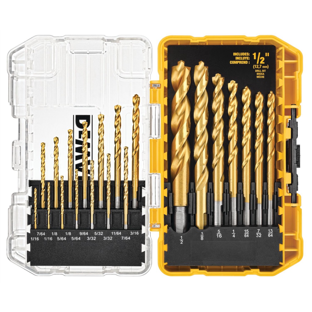 dewalt-ชุดดอกสว่านนำร่องไทเทเนียม-รุ่น-dw1361