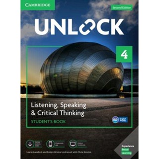 c321 UNLOCK 4: LISTENING AND SPEAKING SKILLS (STUDENTS BOOK AND ONLINE WORKBOOK) 9781108672726