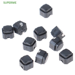 Superme ขายดี สวิตช์ปุ่มสัมผัสซิลิโคน 6*6*5 มม. เสียงเงียบ 10 ชิ้น